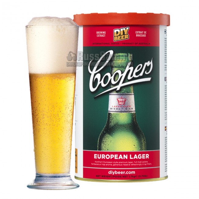 Акция! Солодовый экстракт "Coopers" European Lager (Европейский лагер) 1,7кг. 27.10.18г. Акция! Солодовый экстракт "Coopers" European Lager (Европейский лагер) 1,7кг. 27.10.18г.