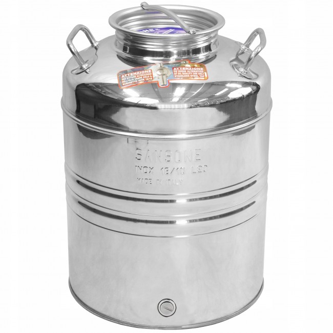 Традиционная бочка с краном 20 л нерж. Традиционная бочка с краном 20 л нерж.