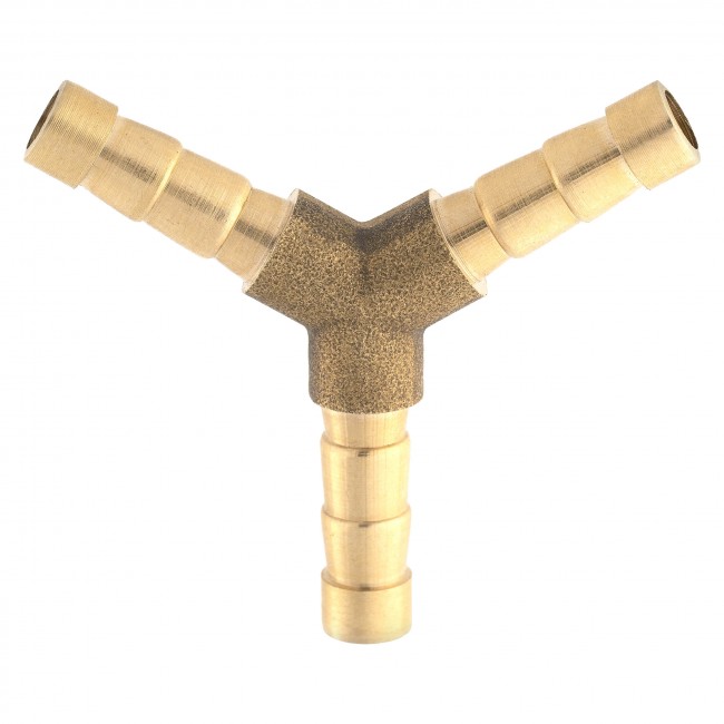 Тройник ёлочка Y 6-6-6 латунь Тройник ёлочка Y 6-6-6 латунь