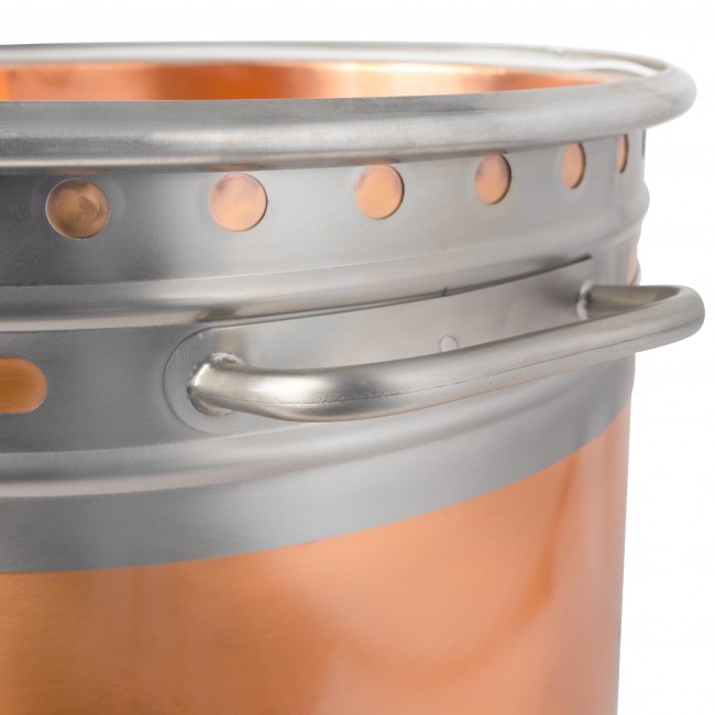 Куб ХД-50/ун maxima (D400) медный с индукционным дном 2 Clamp 2.0" под ТЭН без слива