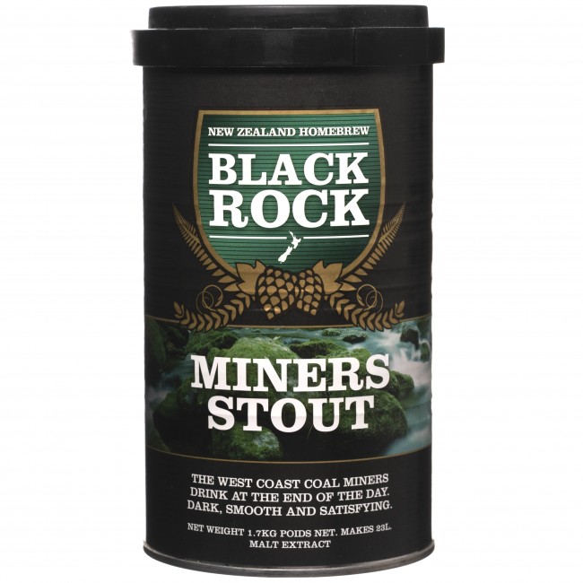 Акция! Солодовый экстракт "Black Rock" Miner`s Stout (Шахтерский стаут) 1,7кг. 10.06.18г.