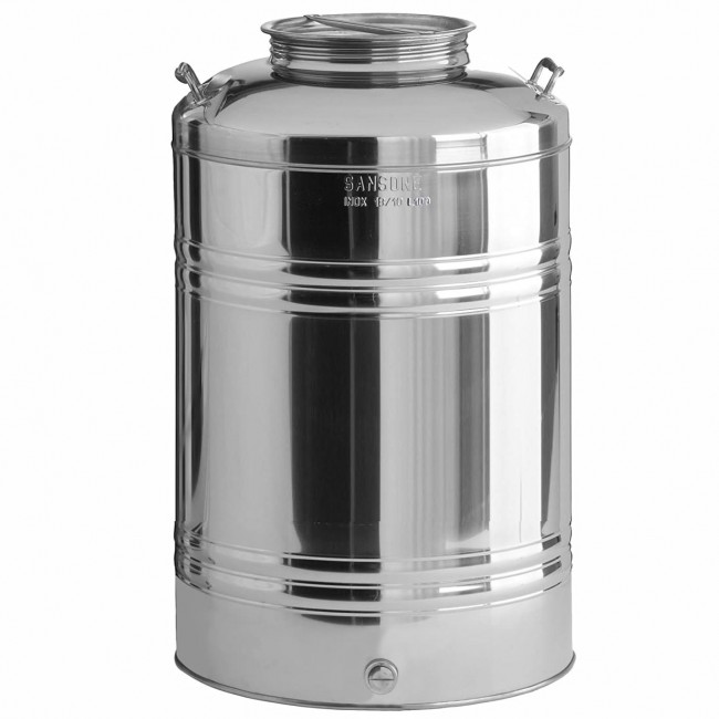 Традиционная бочка с краном 100 л нерж. Традиционная бочка с краном 100 л нерж.