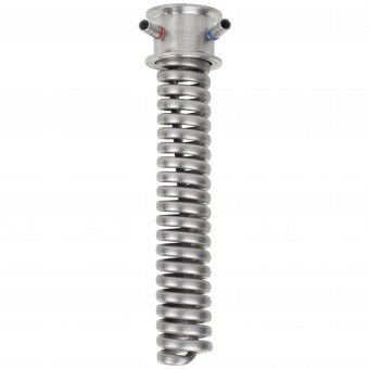 Холодильник Димрота проходной Clamp 2.0" трубка 8 мм. Холодильник Димрота проходной Clamp 2.0" трубка 8 мм.