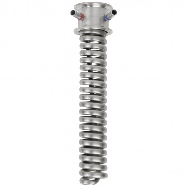 Холодильник Димрота проходной Clamp 2.0" трубка 8 мм.