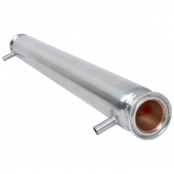 Рубашечный холодильник 500 мм CLAMP 1,5" DN 35 медь+AISI 