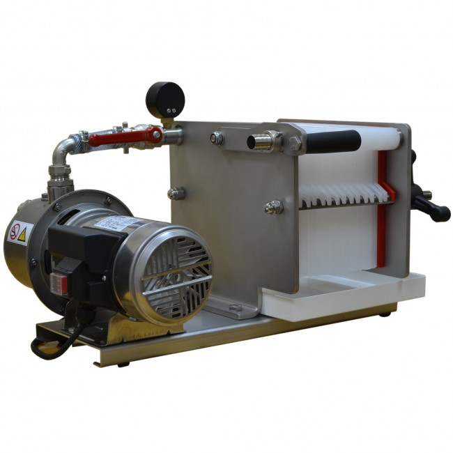 Пресс-фильтр F14-I-PE нержавеющий с нержавеющим насосом Пресс-фильтр F14-I-PE нержавеющий с нержавеющим насосом