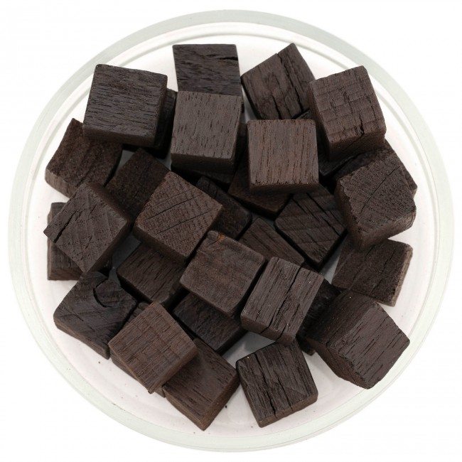 Кубики дубовые сильный обжиг 100 гр. Кубики дубовые сильный обжиг 100 гр.