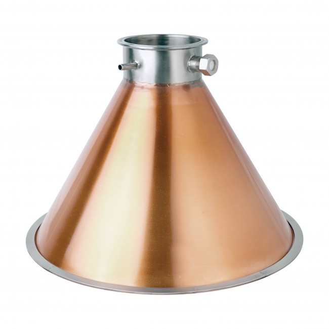 Медная конусная крышка "аламбик" D-360 CLAMP 4.0"