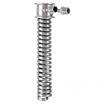 Холодильник Димрота проходной Clamp 2.0" трубка 8 мм. резьба 1/2" Холодильник Димрота проходной Clamp 2.0" трубка 8 мм. резьба 1/2"