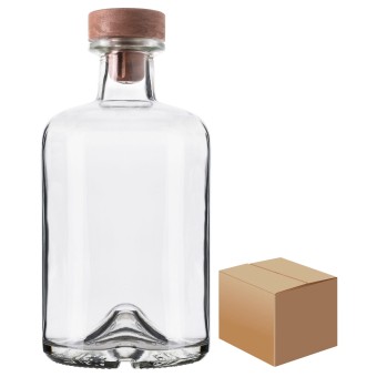 Бутылка "Аптека" 0,5 л. с пробкой полимерной Т-образной коробка Бутылка "Аптека" 0,5 л. с пробкой полимерной Т-образной коробка