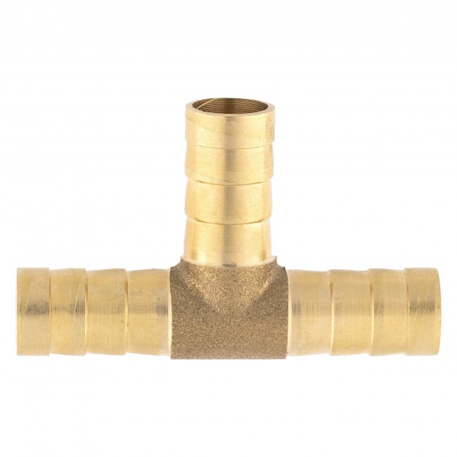 Тройник ёлочка 10-10-10 латунь Тройник ёлочка 10-10-10 латунь