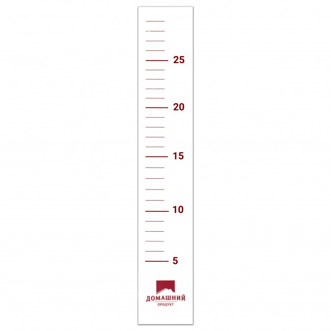 Линейка мерная на ведро 32 литра Линейка мерная на ведро 32 литра