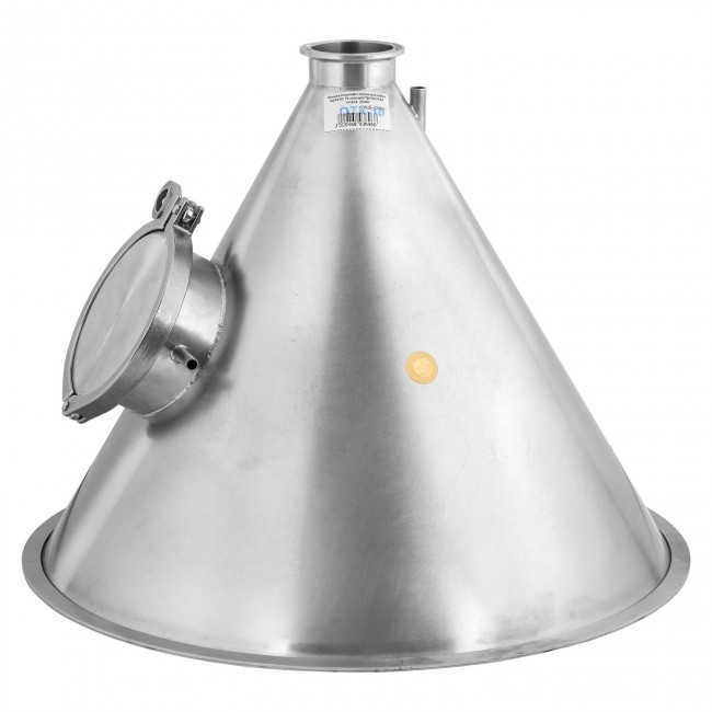 Конусная крышка с люком для кубов ХД-2d-50, 75 литров D-400  Конусная крышка с люком для кубов ХД-2d-50, 75 литров D-400