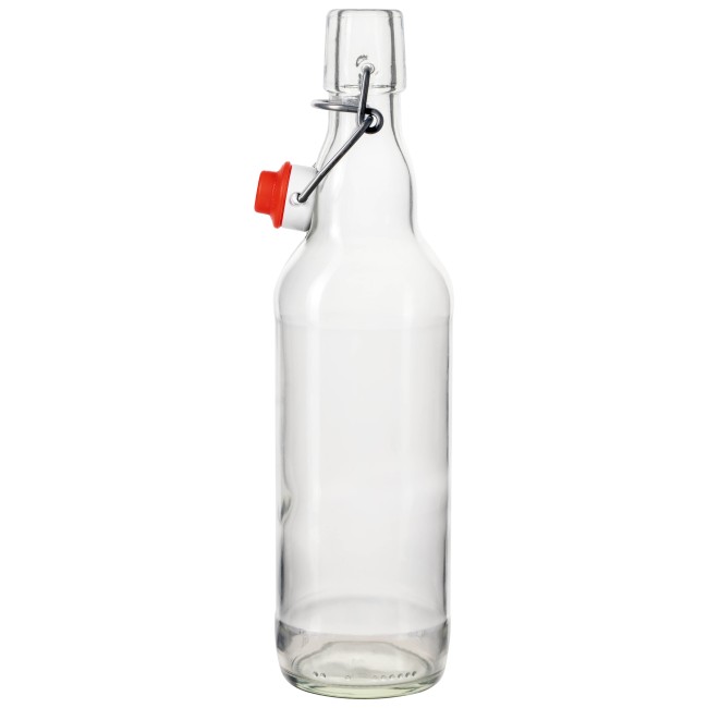Бутылка "Бугельная" 0,5 л. бесцветная с пробкой