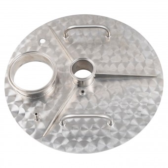 Крышка универсальная плоская с люком для кубов и ПВК серии D530 Крышка универсальная плоская с люком для кубов и ПВК серии D530