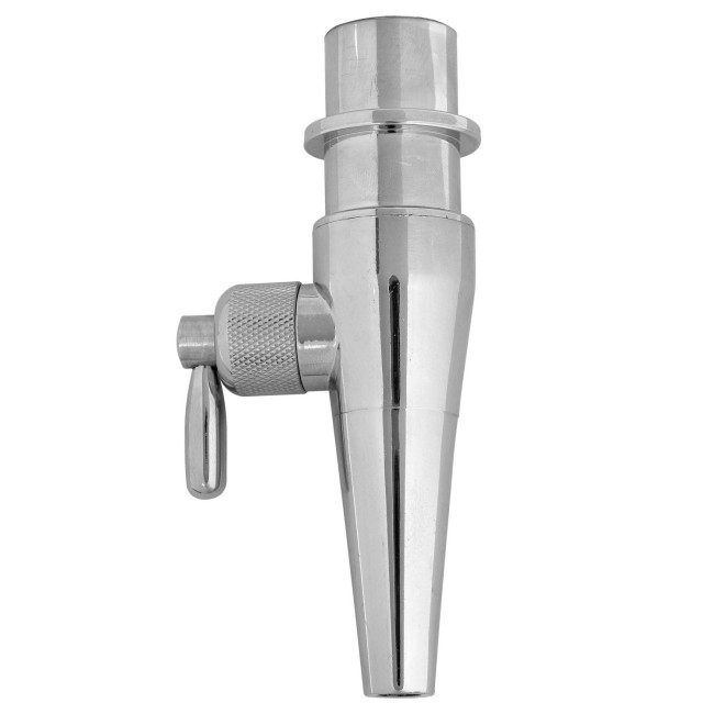 Носик для для розлива пива и пенных напитков с компенсатором АВС (хром)