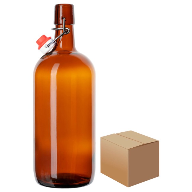 Бутылка "Бугель Про" 1.0 л. с пробкой коробка