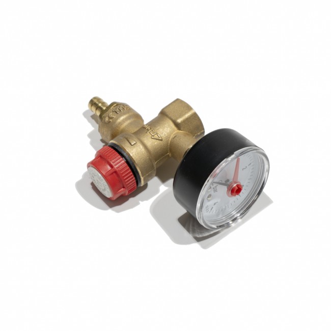 Купить клапан предохранительный для установки на ПВК (с манометром) в ...