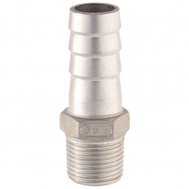 Штуцер ёлочка НР 3/8" AISI 15 мм Штуцер ёлочка НР 3/8" AISI 15 мм