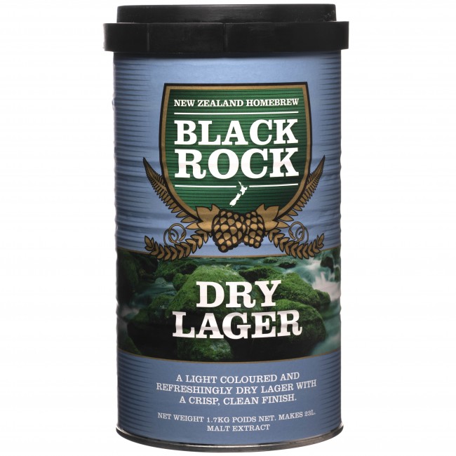 Акция! Солодовый экстракт "Black Rock" DRY Lager (Сухой лагер) 1,7кг. 11.04.20г.