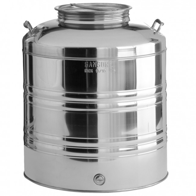 Традиционная бочка с краном 75 л нерж. Традиционная бочка с краном 75 л нерж.