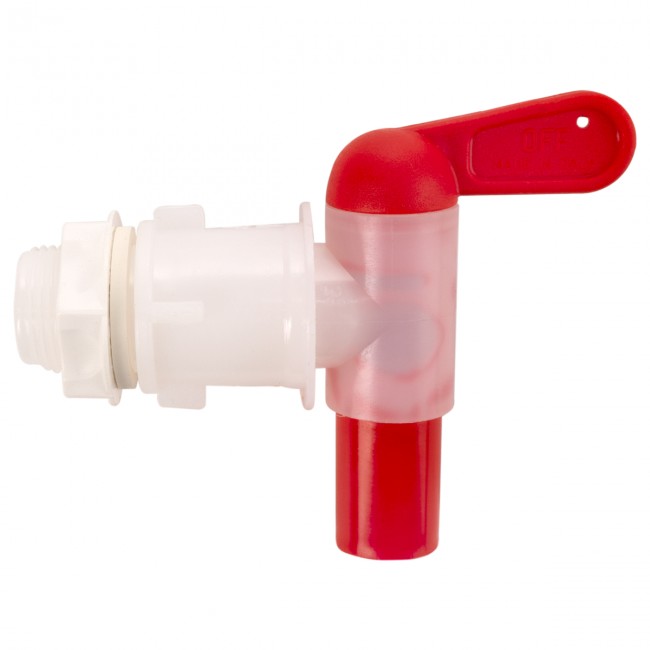 Кран пластиковый 3/4 широкий носик 