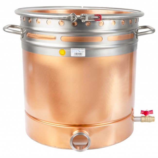 Куб ХД-37/ун maxima (D360) медный с индукционным дном с Clamp 2.0" под ТЭН