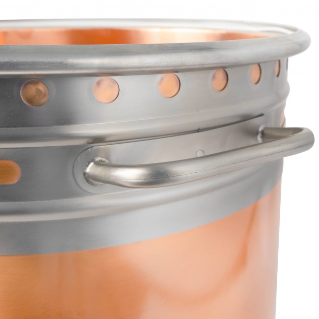 Куб ХД-37/ун maxima (D360) медный с индукционным дном с Clamp 2.0" под ТЭН