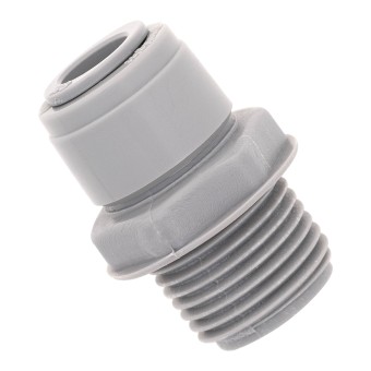 Коннектор быстросъемный Duotight прямой НР 1/2" трубка 3/8" Коннектор быстросъемный Duotight прямой НР 1/2" трубка 3/8"