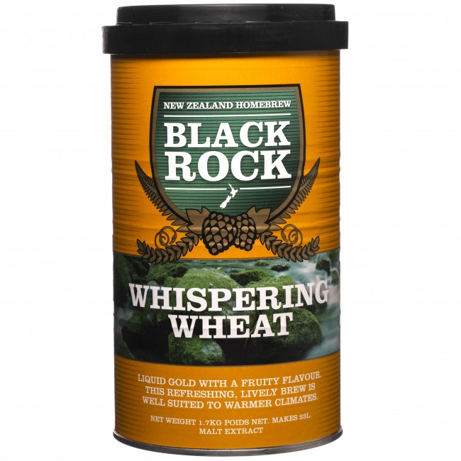Акция! Солодовый экстракт "Black Rock" Whispering Wheat (Пшеничное пиво) 1,7кг. 26.10.18г.