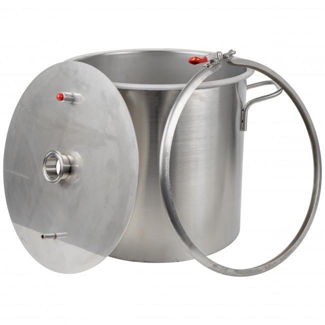 Куб с крышкой 20 литров "Винокур" внешний нагрев Куб с крышкой 20 литров "Винокур" внешний нагрев