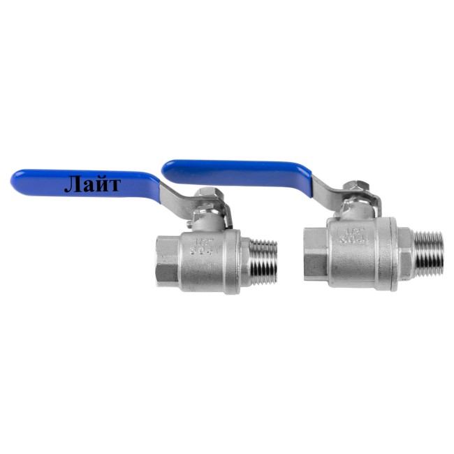 Кран шаровый ВР НР 1/2" Лайт AISI Кран шаровый ВР НР 1/2" Лайт AISI