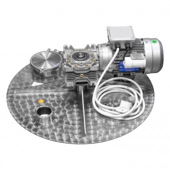 Крышка с мотором-редуктором XД-2d-76, 100 литров/УПВК 100,120,150 литров (D530)