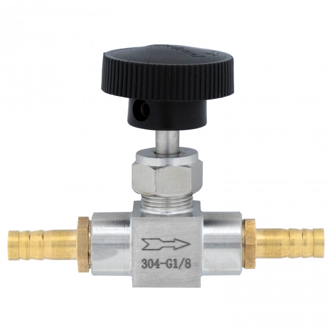 Кран игольчатый ВР-ВР 1/8" нерж.