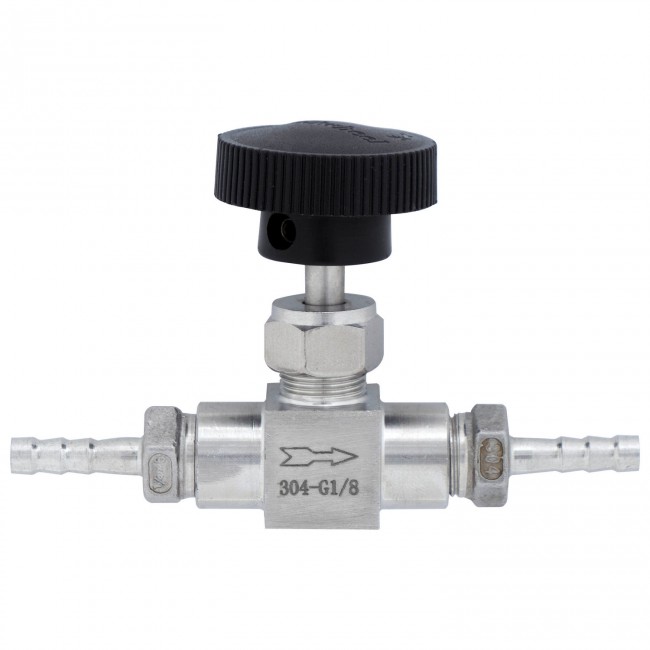 Кран игольчатый ВР-ВР 1/8" нерж.