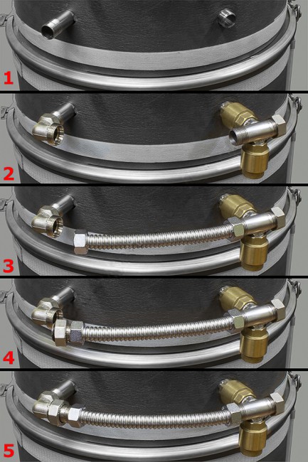 КИТ для встраивания барботера во вставку-вкладыш 50 и 100 литров