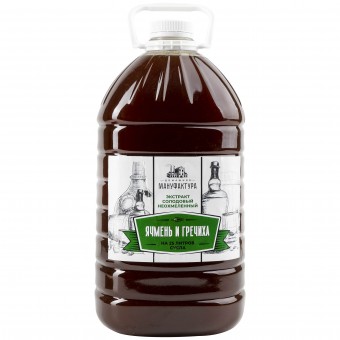 Жидкий неохмеленный солодовый экстракт "Ячмень и гречиха" 4,1 кг.  Жидкий неохмеленный солодовый экстракт "Ячмень и гречиха" 4,1 кг.