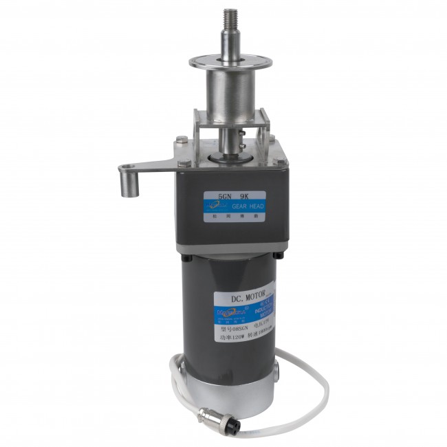 Узел вращения мешалки с мотор-редуктором 120Вт (60 об/мин, герметичный ввод) Узел вращения мешалки с мотор-редуктором 120Вт (60 об/мин, герметичный ввод)