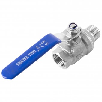 Кран шаровый ВР НР 1/2" AISI  Кран шаровый ВР НР 1/2" AISI