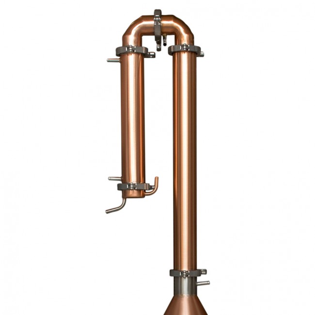 Отвод 90° CLAMP 2,0" медный со штуцерами Отвод 90° CLAMP 2,0" медный со штуцерами