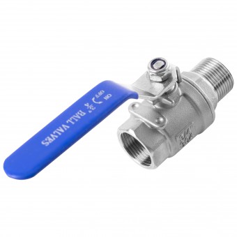 Кран шаровый ВР НР 3/4" AISI  Кран шаровый ВР НР 3/4" AISI