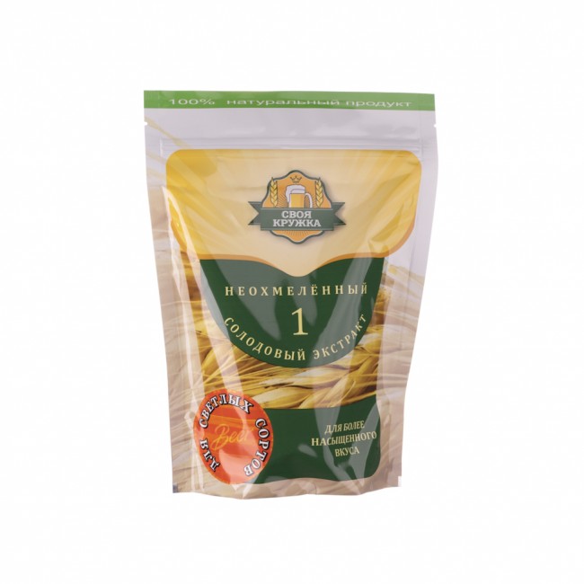 Солодовый экстракт "Своя Кружка" неохмеленный светлый Солодовый экстракт "Своя Кружка" неохмеленный светлый