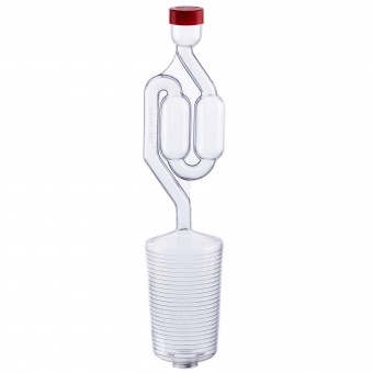 Гидрозатвор двухкамерный на бутыль 43-52 мм Ferari Гидрозатвор двухкамерный на бутыль 43-52 мм Ferari