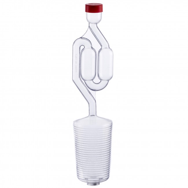 Гидрозатвор двухкамерный на бутыль 43-52 мм Ferari