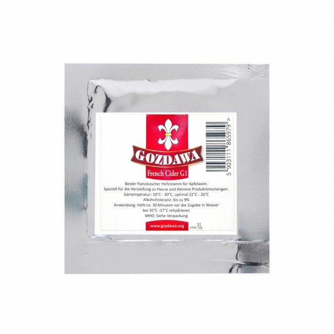 Дрожжи для сидра Gozdawa "French Cider G1" 10 гр. 