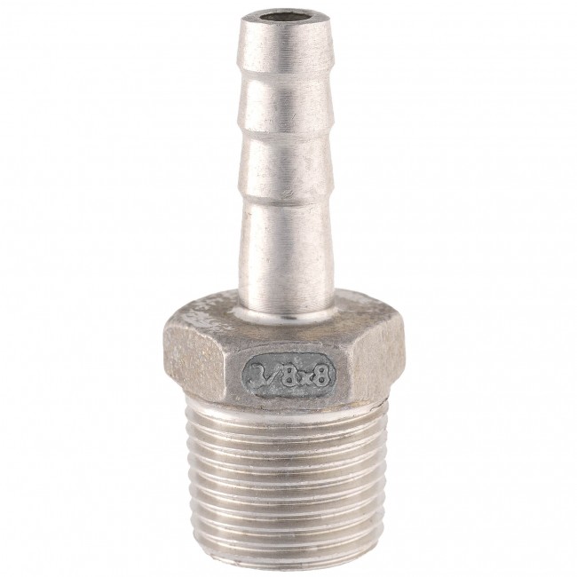 Штуцер ёлочка НР 3/8" AISI 8 мм Штуцер ёлочка НР 3/8" AISI 8 мм