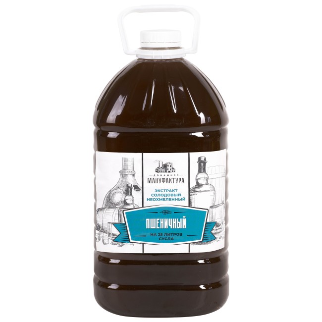 Жидкий неохмеленный солодовый экстракт "Пшеничный" 4,1 кг. Жидкий неохмеленный солодовый экстракт "Пшеничный" 4,1 кг.