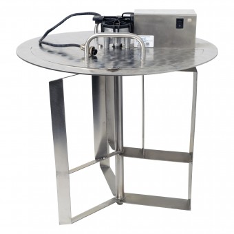 Мешалка в сборе с крышкой для зерновых заторов ПВК 50 литров  Мешалка в сборе с крышкой для зерновых заторов ПВК 50 литров