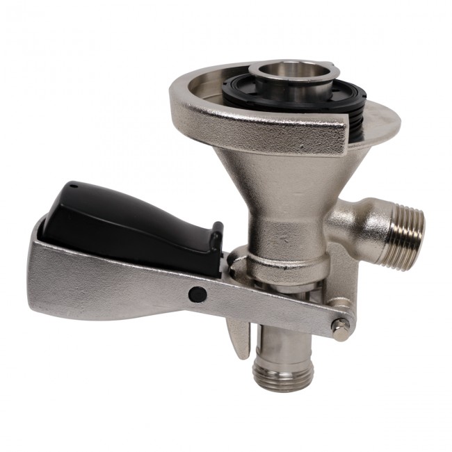 Заборная головка тип "А" латунная с штуцерами 