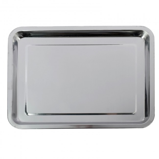 Поднос нержавеющая сталь 390*290*20